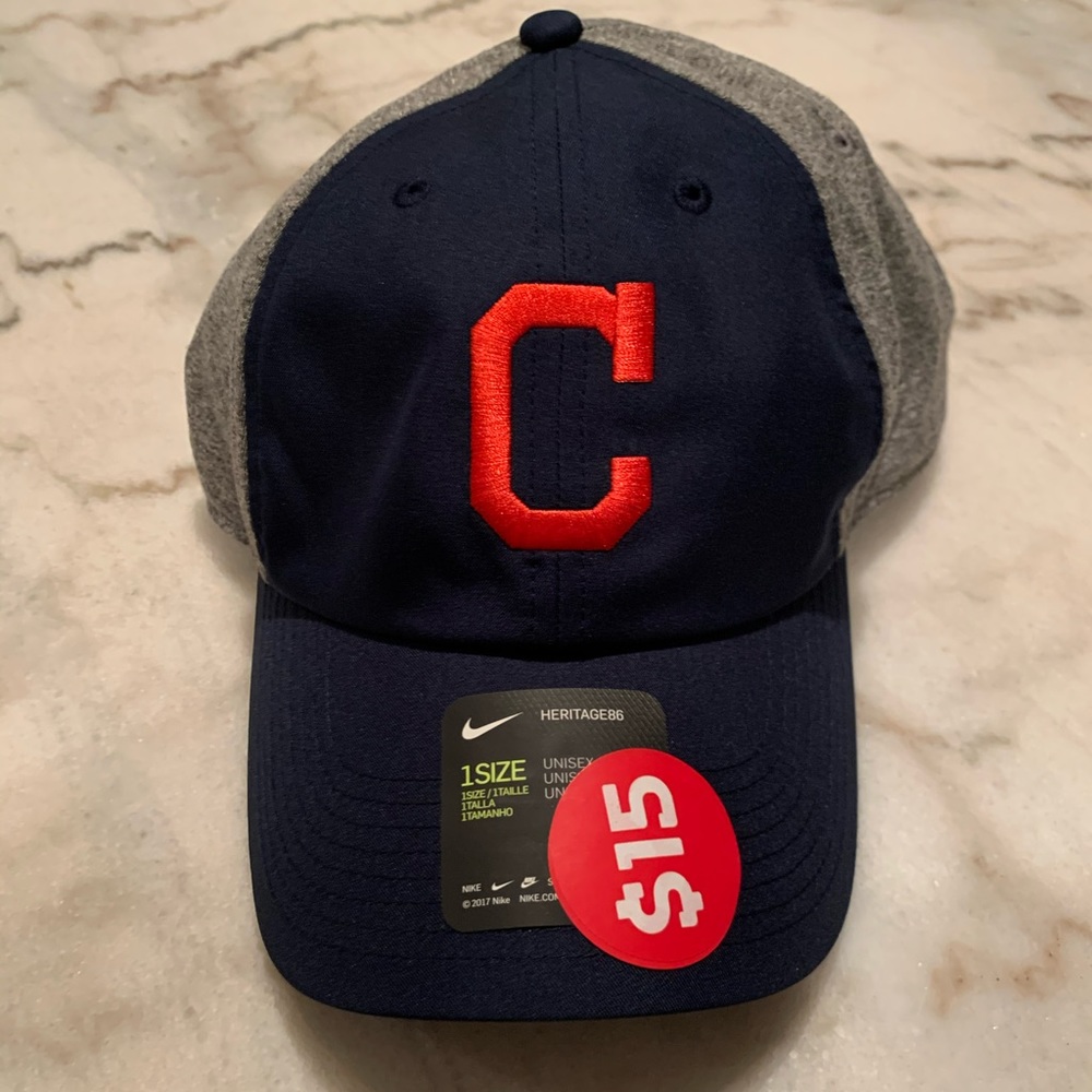 Cleveland Indians Hat, Unisex, Adjustable Strap